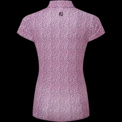 Animal Print Cap Sleeve Lisle