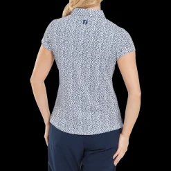 Animal Print Cap Sleeve Lisle