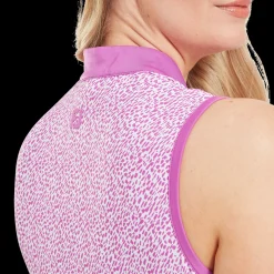 Animal Print Sleeveless Lisle
