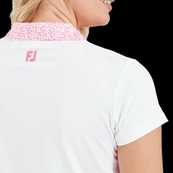 Cap Sleeve Print Trim Lisle