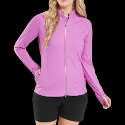 Embossed Full-Zip Midlayer