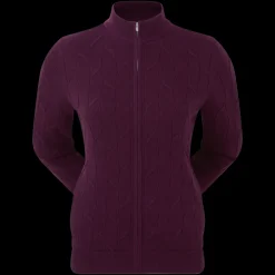 Full-Zip Lined Pullover