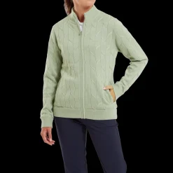 Full-Zip Lined Pullover