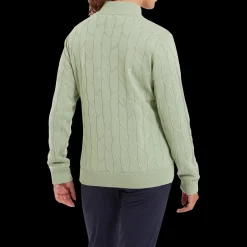 Full-Zip Lined Pullover