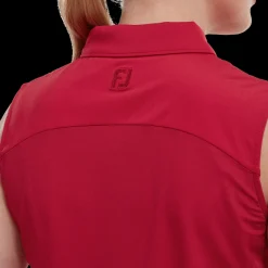 Mesh Back Sleeveless Lisle