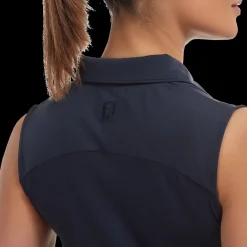 Mesh Back Sleeveless Lisle