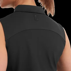 Mesh Back Sleeveless Lisle