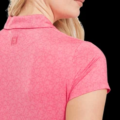 Painted Floral Cap Sleeve Lisle