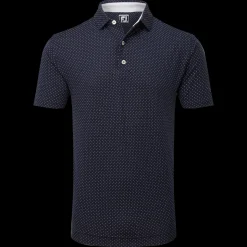 Stretch Lisle Dot Print