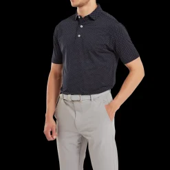 Stretch Lisle Dot Print