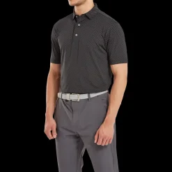 Stretch Lisle Dot Print