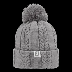Women's Cable Knit Bobble