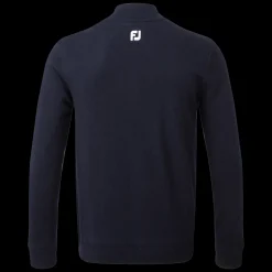 Wool Blend 1/2 Zip Lined Pullover
