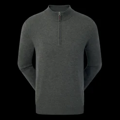 Wool Blend Half-Zip Pullover