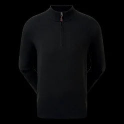 Wool Blend Half-Zip Pullover