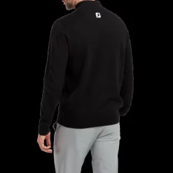 Wool Blend Half-Zip Pullover