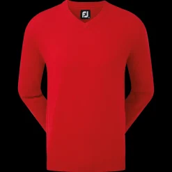 Wool Blend V-Neck Pullover