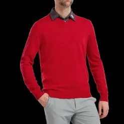 Wool Blend V-Neck Pullover
