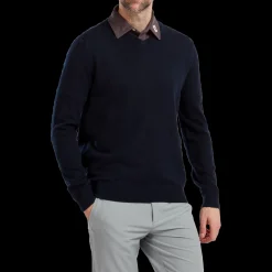 Wool Blend V-Neck Pullover
