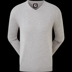 Wool Blend V-Neck Pullover