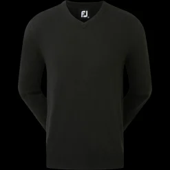 Wool Blend V-Neck Pullover