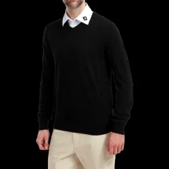 Wool Blend V-Neck Pullover