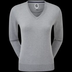 Wool Blend V-Neck Pullover